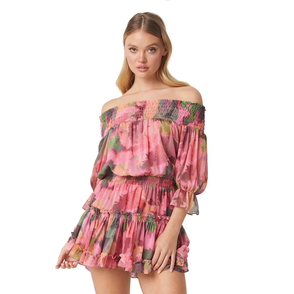 Misa Darla Dress in Watermelon Tourmaline - Medium